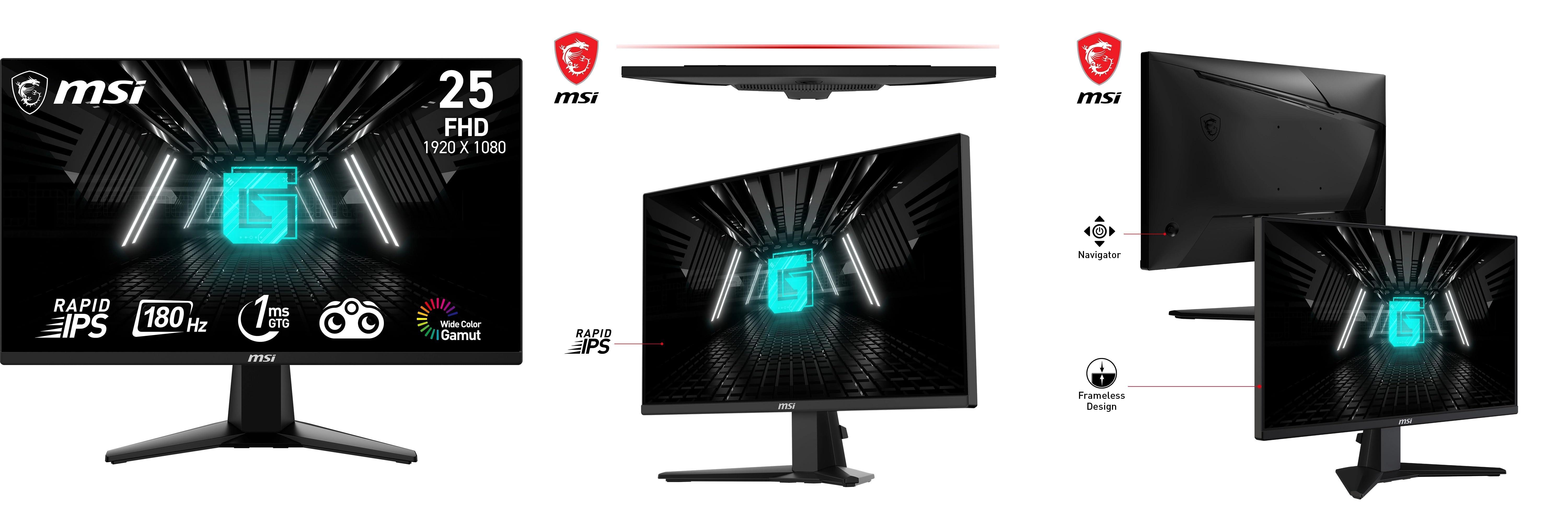 Featured image of post Descubre el rendimiento impecable del MSI G255F - Monitor Gaming de 24.5 FHD (1920x1080) a 180 Hz