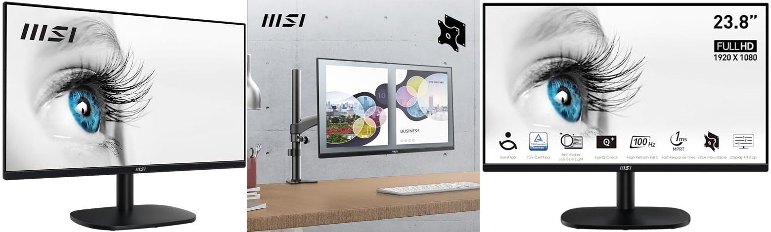 Featured image of post Descubre el MSI Pro MP245V: Monitor Profesional FHD de 23,8' para tu setup perfecto