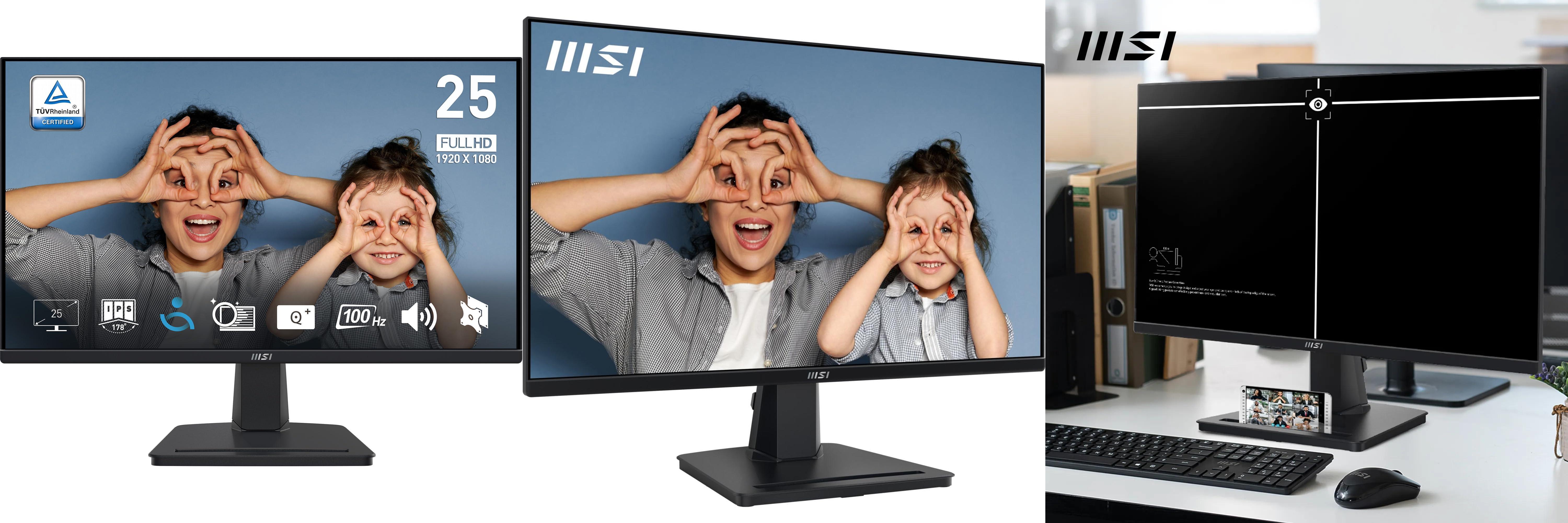 Mejora tu productividad con el MSI Pro MP251 - Monitor Profesional de 24,5 FHD (1920 x 1080)