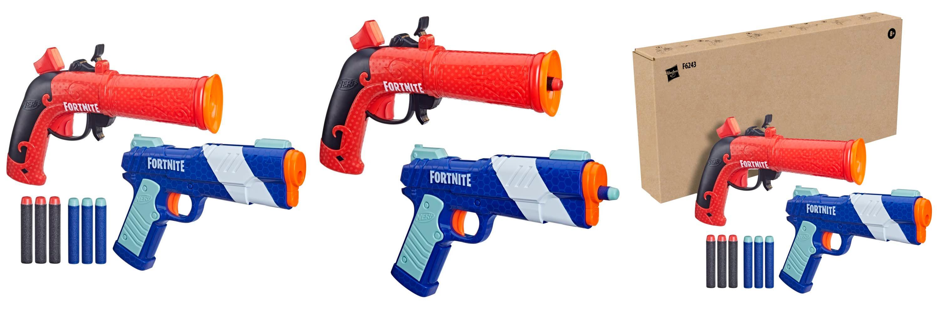 Featured image of post Nerf Set Doble Fortnite: ¡Prepárate para la batalla con 2 lanzadores y 6 dardos de espuma Nerf Elite!