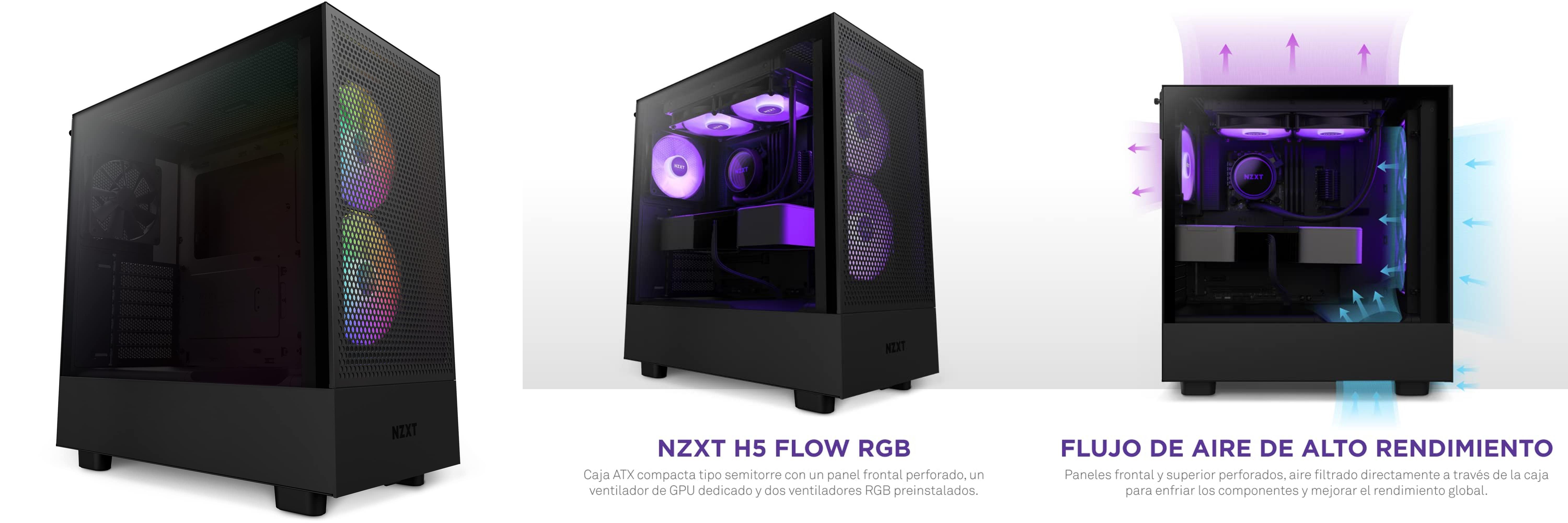 Featured image of post Descubre la NZXT H5 Flow RGB: La Mejor Caja Mid-Tower para PC Gaming con Alto Flujo de Aire y Estilo Único