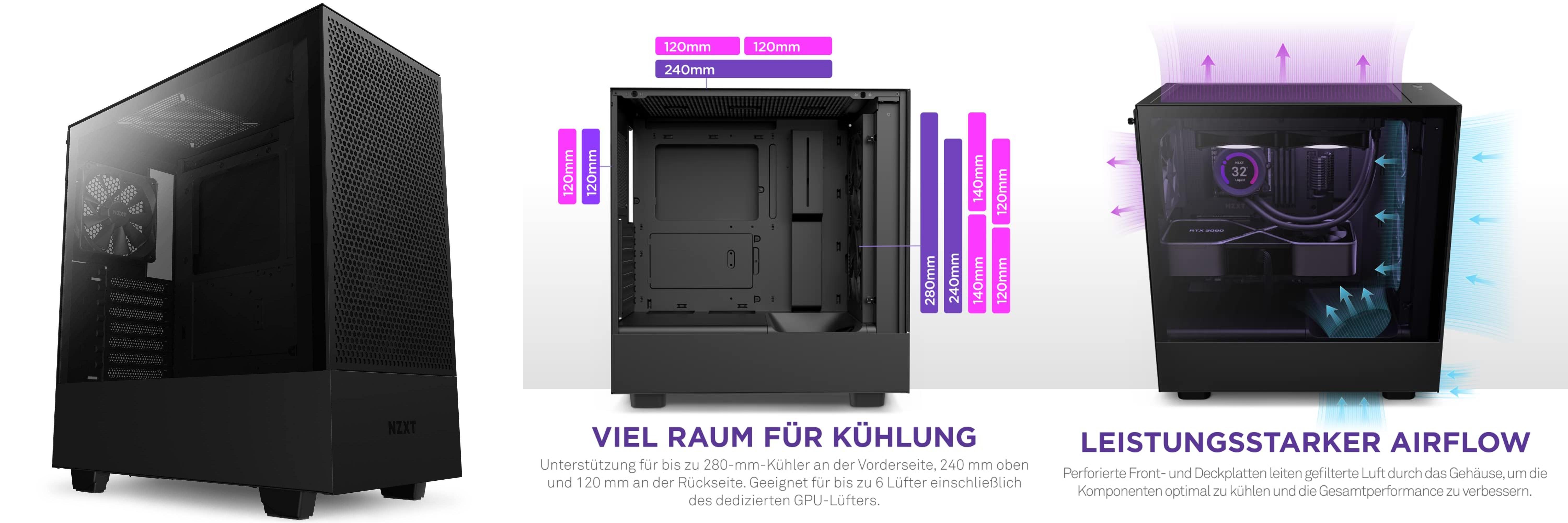 Nzxt H5 Flow - El estuche perfecto para gamers con un diseño elegante y funcional