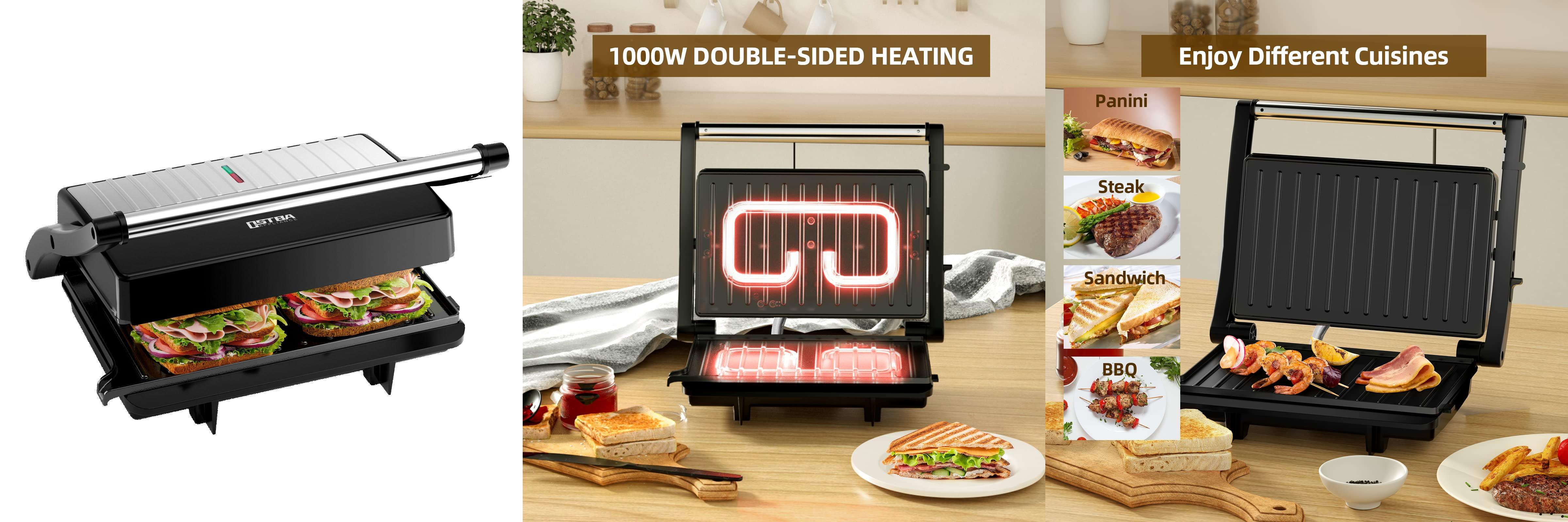 Featured image of post Descubre la Sandwichera OSTBA Grill: La Aliada Perfecta para tus Comidas Calientes