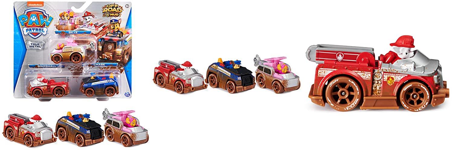 Featured image of post Paw Patrol True Metal - Pack de 3 Coches de Juguete de Metal Skye, Chase y Marshall: ¡Acción en escala 1:55 para niños a partir de 3 años!