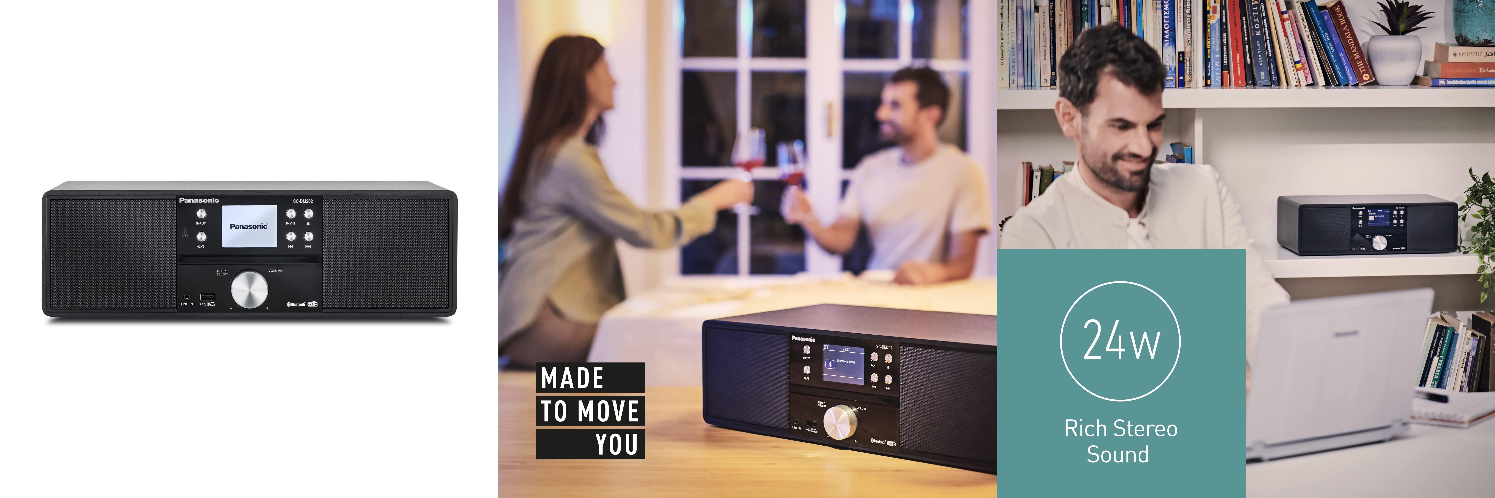 Descubre el Panasonic SC-DM202EG-K: Micro Hi-Fi Compacto de Alta Calidad en Electrónica y Equipos de Audio