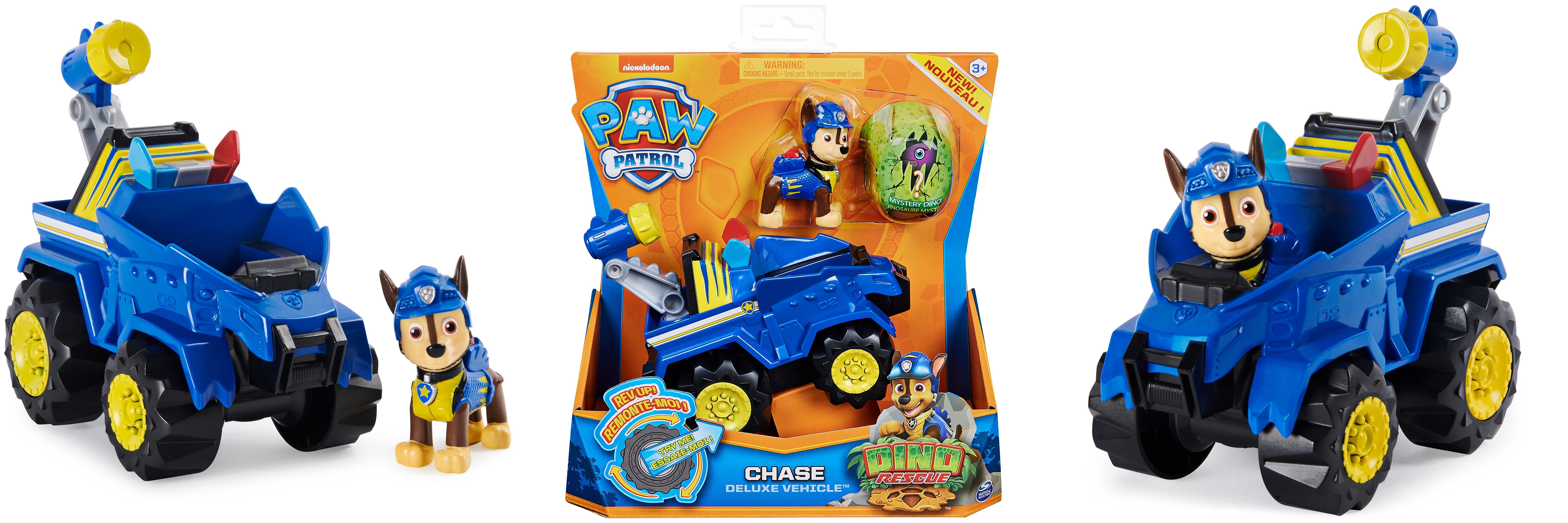 Featured image of post Rescata dinosaurios con el Coche Deluxe Dino Rescue de Patrulla Canina y figura Chase - Juguetes Niños 3 Años +