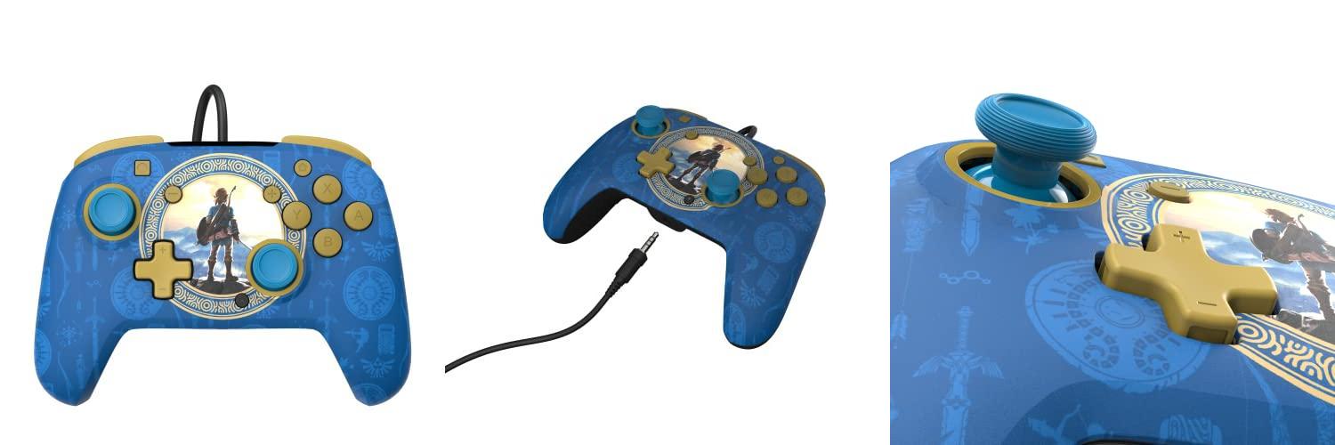 Descubre el PDP Rematch Mando Hyrule Azul: Audio integrado y personalización total