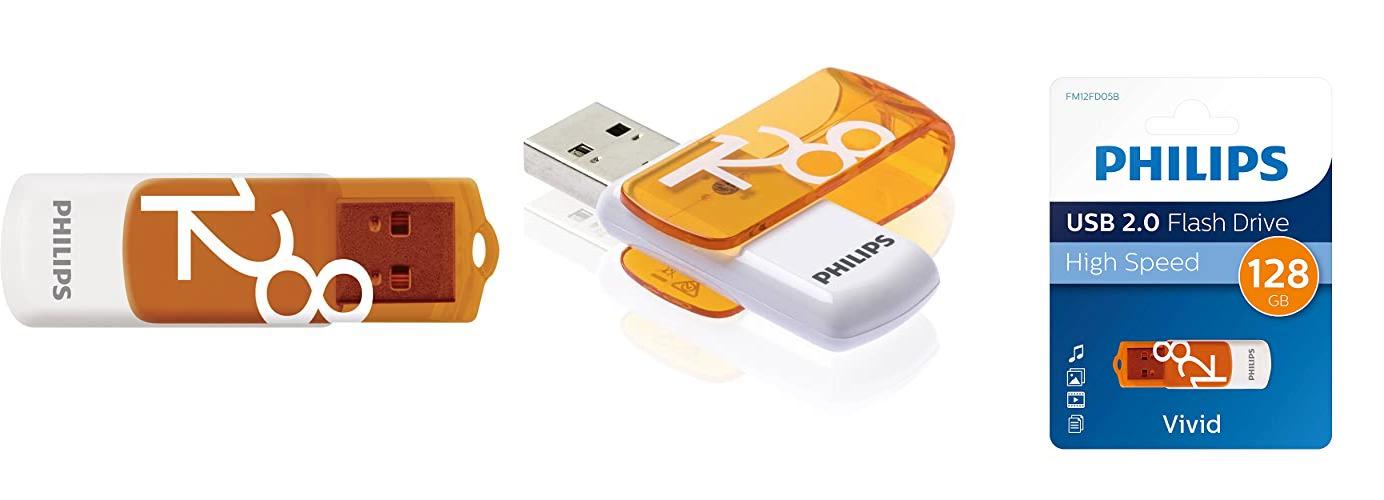 Featured image of post Descubre el potente Philips Pendrive USB 2.0 de 128 GB en su versión Vivid Edition (Orange)