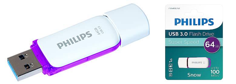 Descubre la Potencia de la Memoria USB Philips SNOW 3.0 de 64 GB