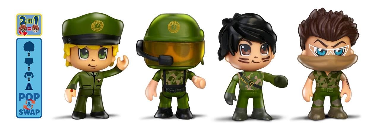 Descubre el emocionante mundo de las Fuerzas Especiales con el Pack 4 Figuras de Pinypon Action: ¡diversión y acción garantizada!