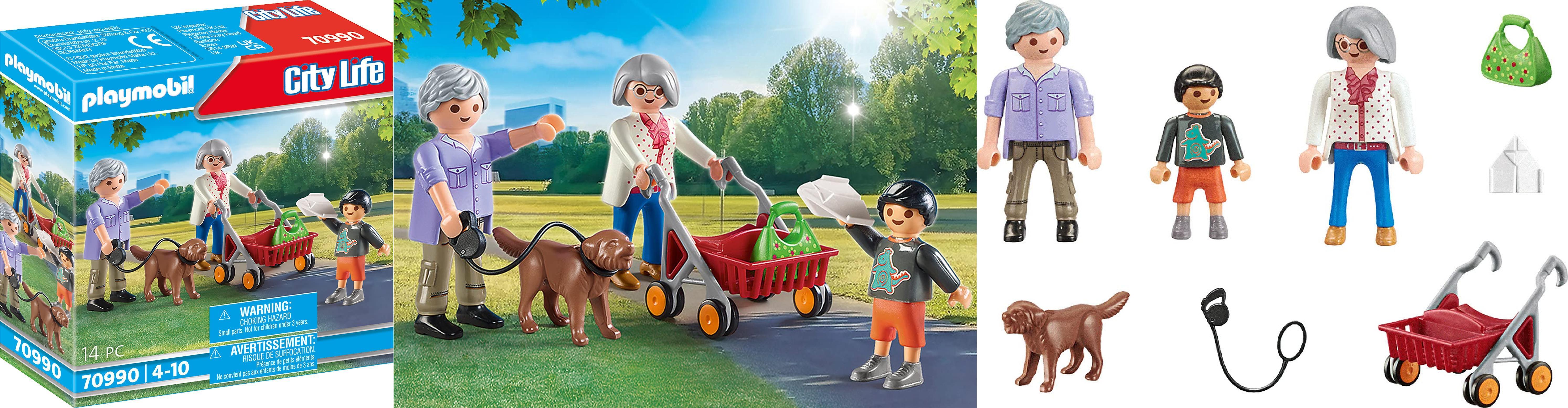 Descubre la diversión de PLAYMOBIL City Life con Abuelos y Nieto (70990)