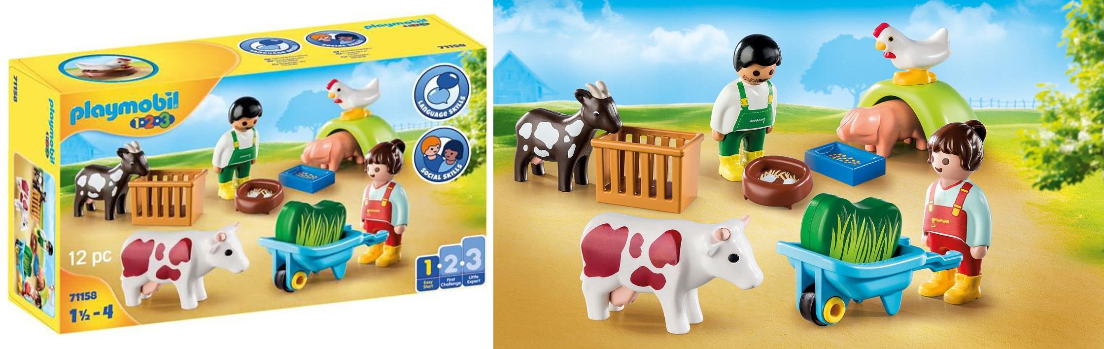 Descubre la Diversión Educativa de la Granja PLAYMOBIL 1,2,3 - Juguetes para Niños Pequeños