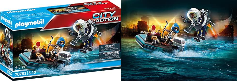 Featured image of post Descubre la emoción de detener al ladrón de Arte con la mochila propulsora PLAYMOBIL City Action 70782. ¡Un juguete flotante perfecto para niños mayores de 5 años!