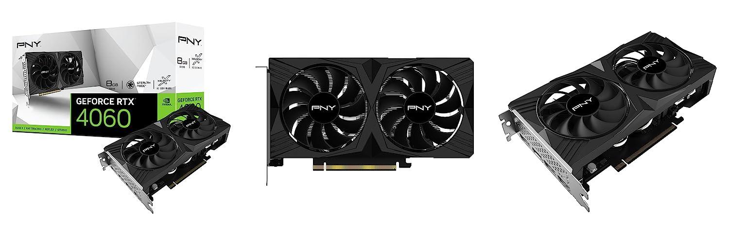 Descubre la potencia de la PNY Tarjeta Gráfica GEFORCE RTX™ 4060: Rendimiento, IA y Realismo