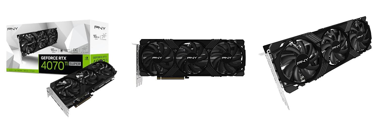 Descubre la potencia de la PNY GeForce™ RTX 4070 Ti Super™ 16GB Verto™ en tu PC gaming