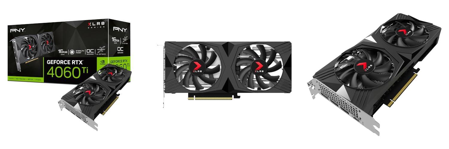 Featured image of post Descubre el rendimiento excepcional de la PNY Tarjeta Gráfica GeForce RTX™ 4060 Ti 16GB XLR8 Gaming Verto Overclocked Dual Fan DLSS 3