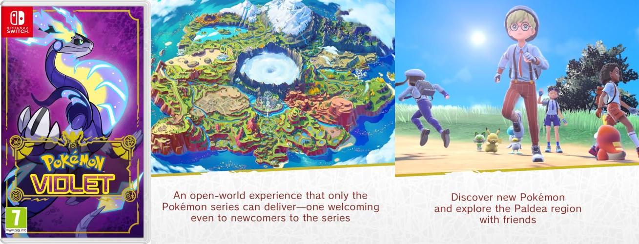 Featured image of post Descubre el emocionante mundo de NINTENDO POKÉMON Violet Standard Anglais para Nintendo Switch: el juego que te cautivará