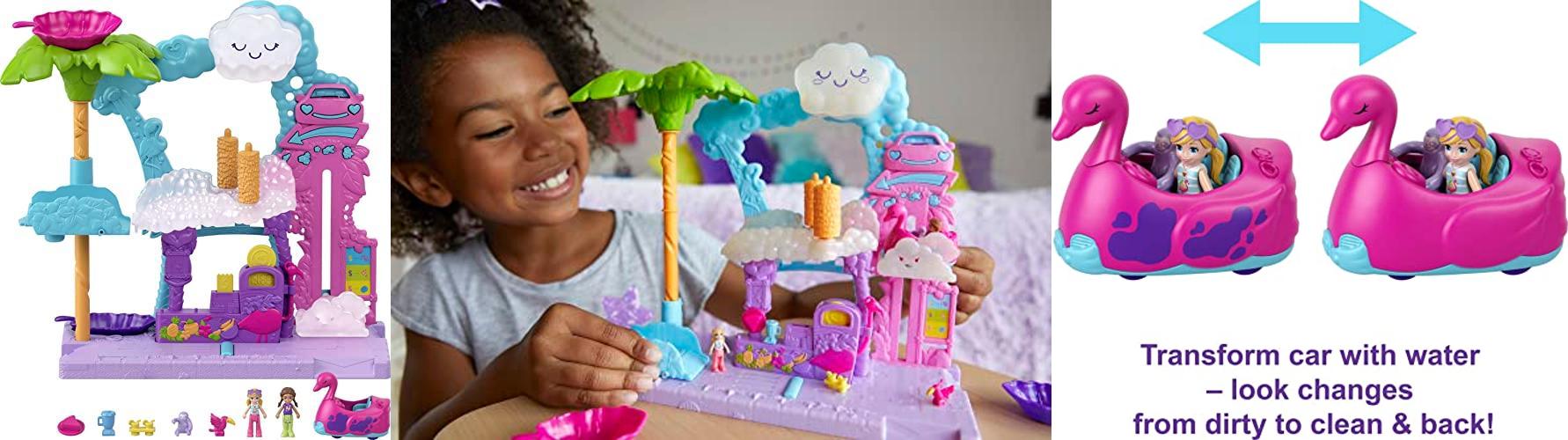 Polly Pocket-HHJ05 Mini Doll Playset: ¡Diversión en colores! ☀️🌈