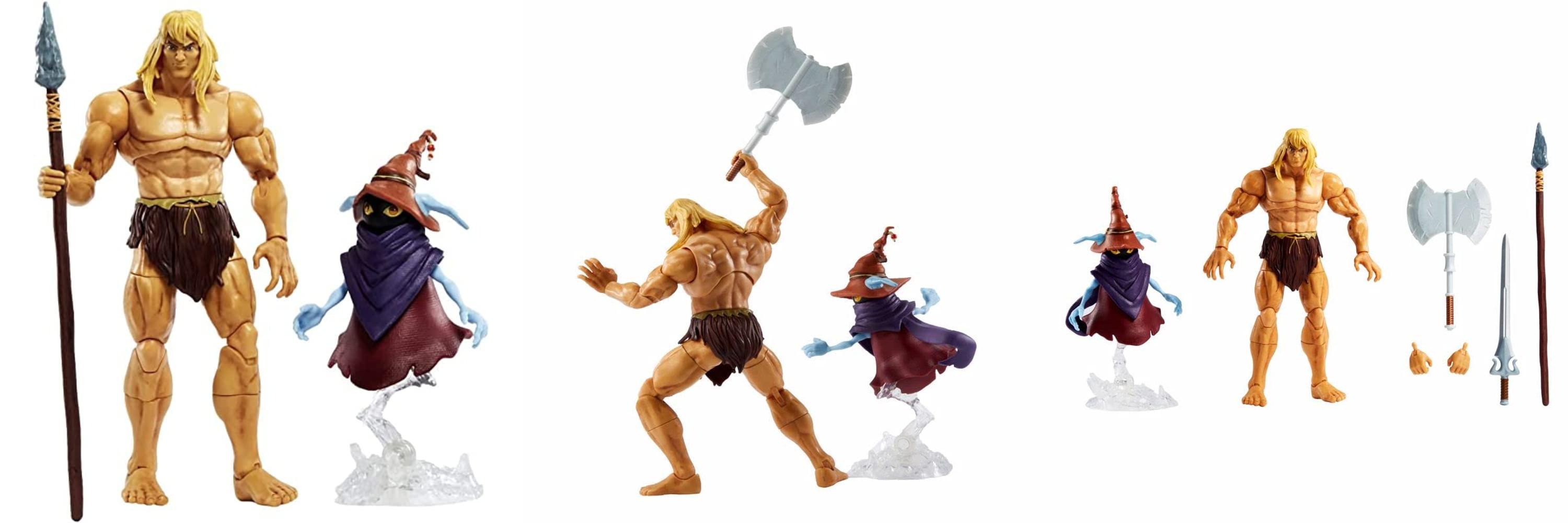 Featured image of post Descubre la figura de acción Masters of the Universe Masterverse Savage He-Man con Orko - ¡Increíbles detalles y 3 armas incluidas!