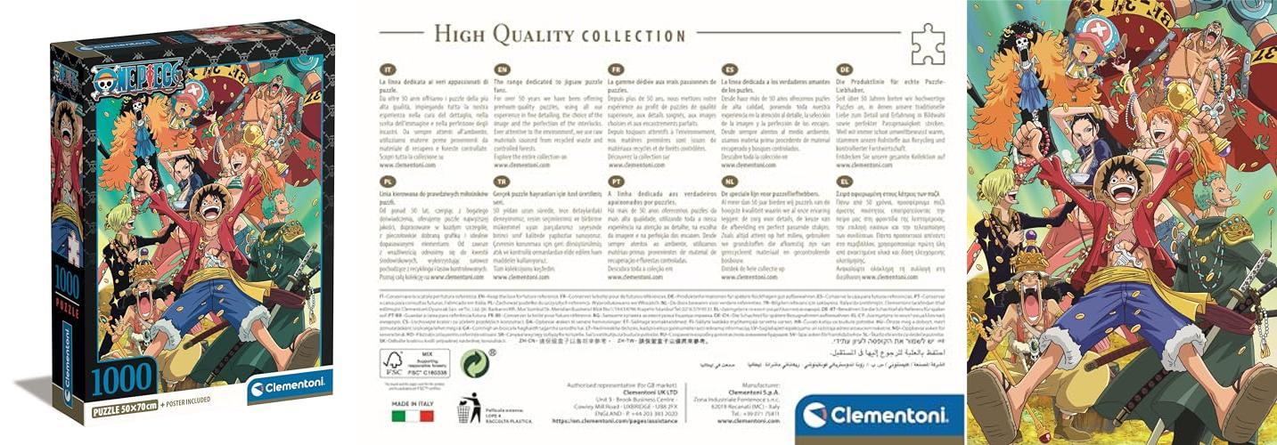 Featured image of post Clementoni One Piece 39921: Puzzle de 1000 Piezas para Fans del Manga y Anime