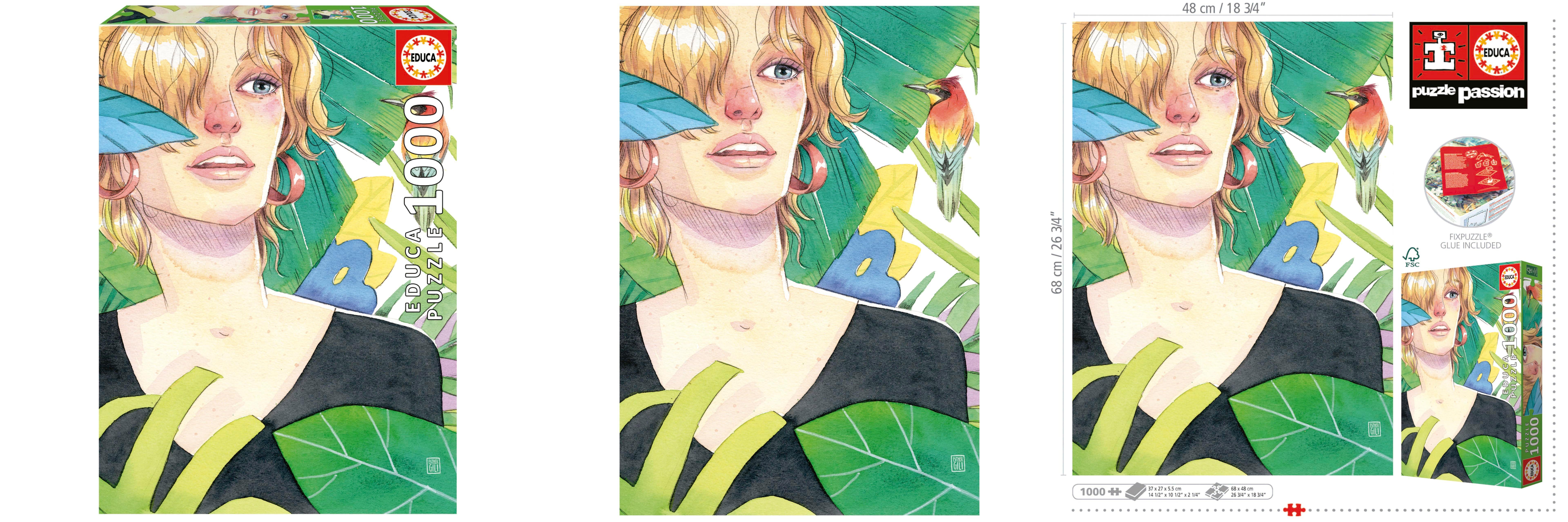 Featured image of post Puzzle de 1000 Piezas Educa para Adultos: Diversión Tropical con Esther Gili