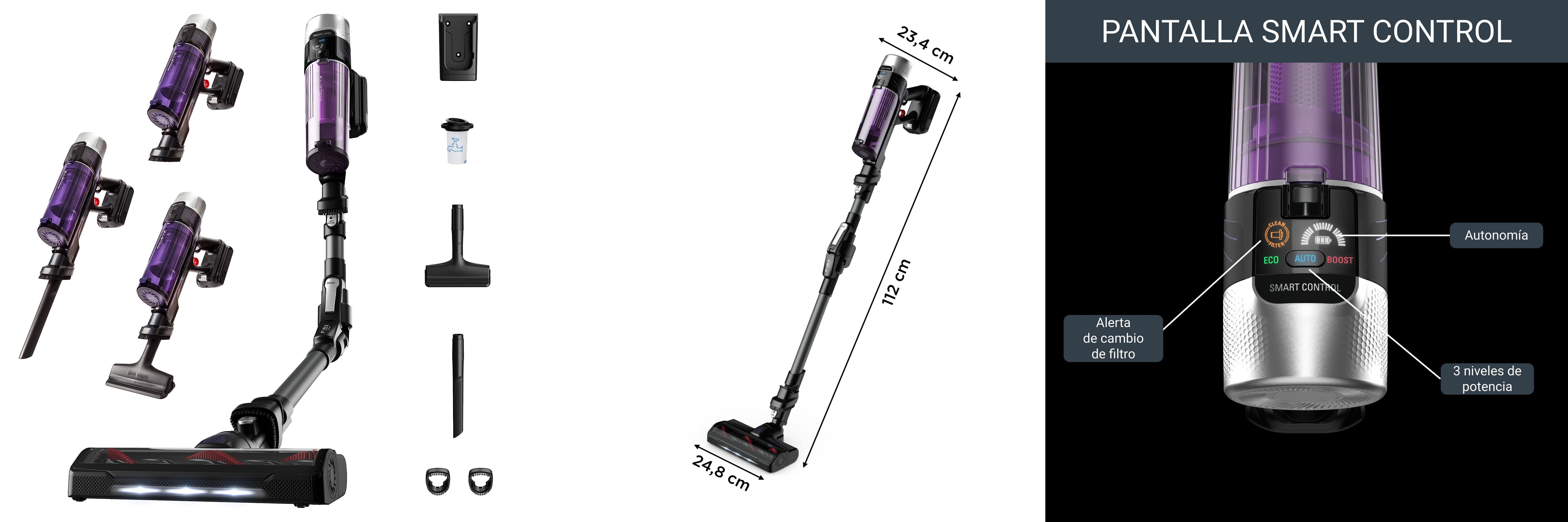 Featured image of post Aspiradora Rowenta X-Force Flex 9.60 Allergy: Potencia y comodidad sin cables