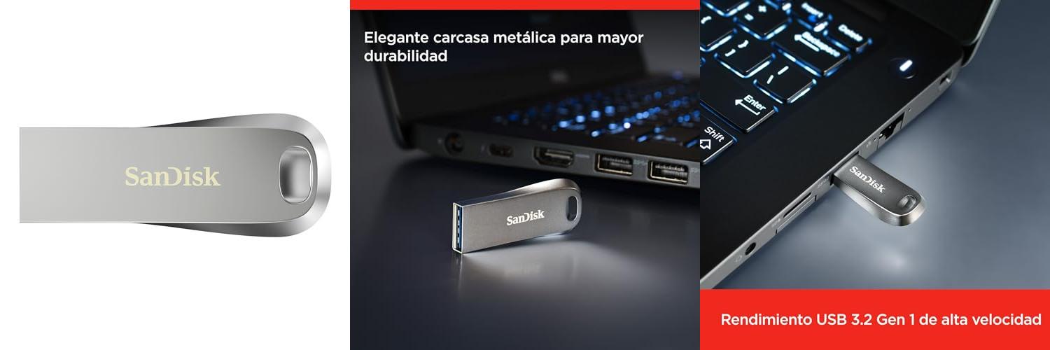 Featured image of post SanDisk 512GB Ultra Luxe: La memoria flash USB perfecta para almacenar y proteger tus datos