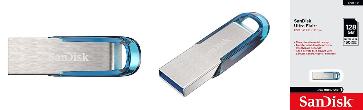 Featured image of post SanDisk 128GB Ultra Flair USB 3.0: Transfiere archivos al instante con hasta 150mb/s - ¡Descúbrelo!