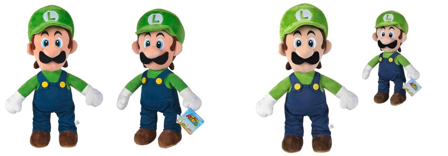 Featured image of post Descubre el encanto del Peluche Luigi 50cm de Super Mario - ¡Ideal para todas las edades!