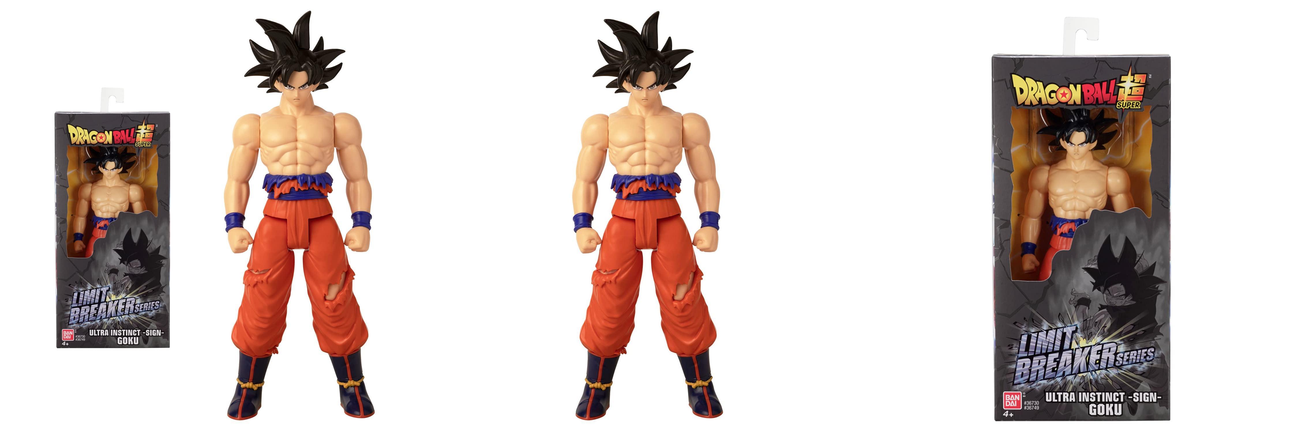 Descubre la increíble figura Goku UI de 30 cm de la serie Bandai Dragon Ball Limit Breaker