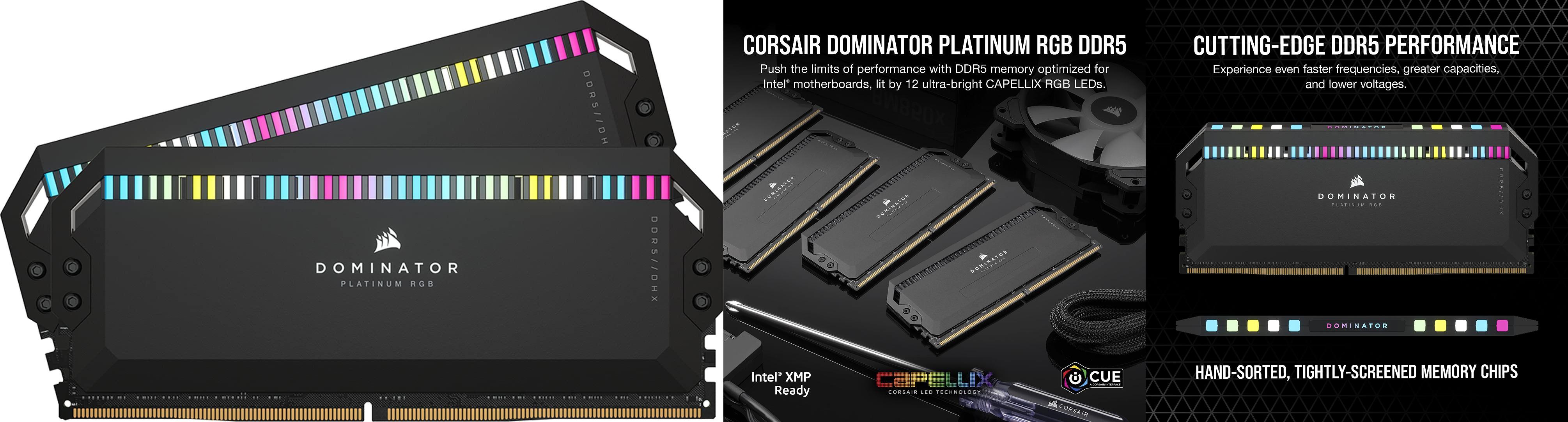Featured image of post Potencia y estilo: Corsair Dominator Platinum RGB DDR5, la memoria de alto rendimiento para tu PC
