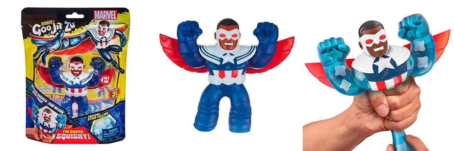Featured image of post ¡Descubre la figura de acción Marvel - Cap America Sam Wilson con superpoderes elásticos!
