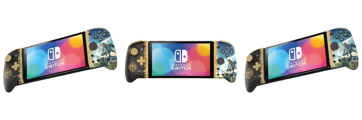 HORI Split Pad Pro Zelda: Accesorio Oficial para Nintendo Switch y Modelo OLED