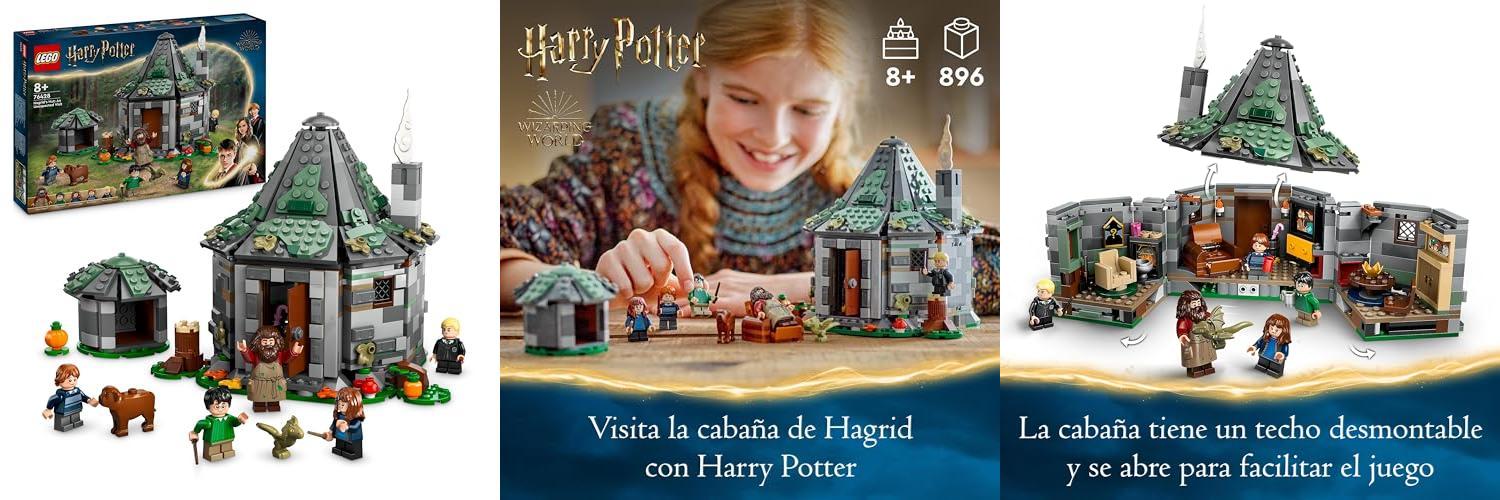 Descubre la magia con LEGO Harry Potter Cabaña de Hagrid: Reseña del Set de Construcción 76428