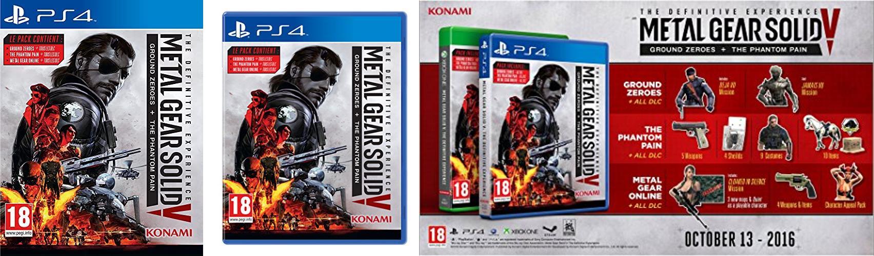 Descubre la experiencia definitiva con Metal Gear Solid V: The Definitive Experience para PlayStation 4 [Importación francesa] - ¡El juego de video imprescindible para fans de la saga!