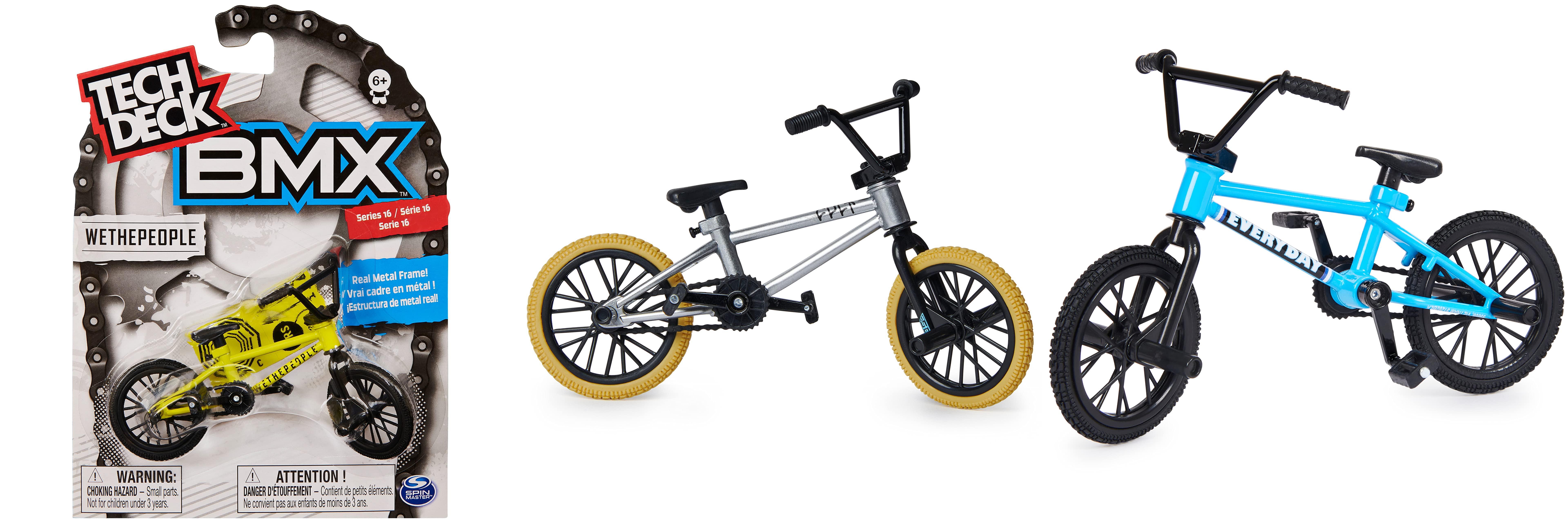 Descubre la diversión en miniatura con la Tech Deck Bicicleta de Dedo BMX (los Estilos varían) ¡Perfecto para entusiastas de los juguetes de dedo!