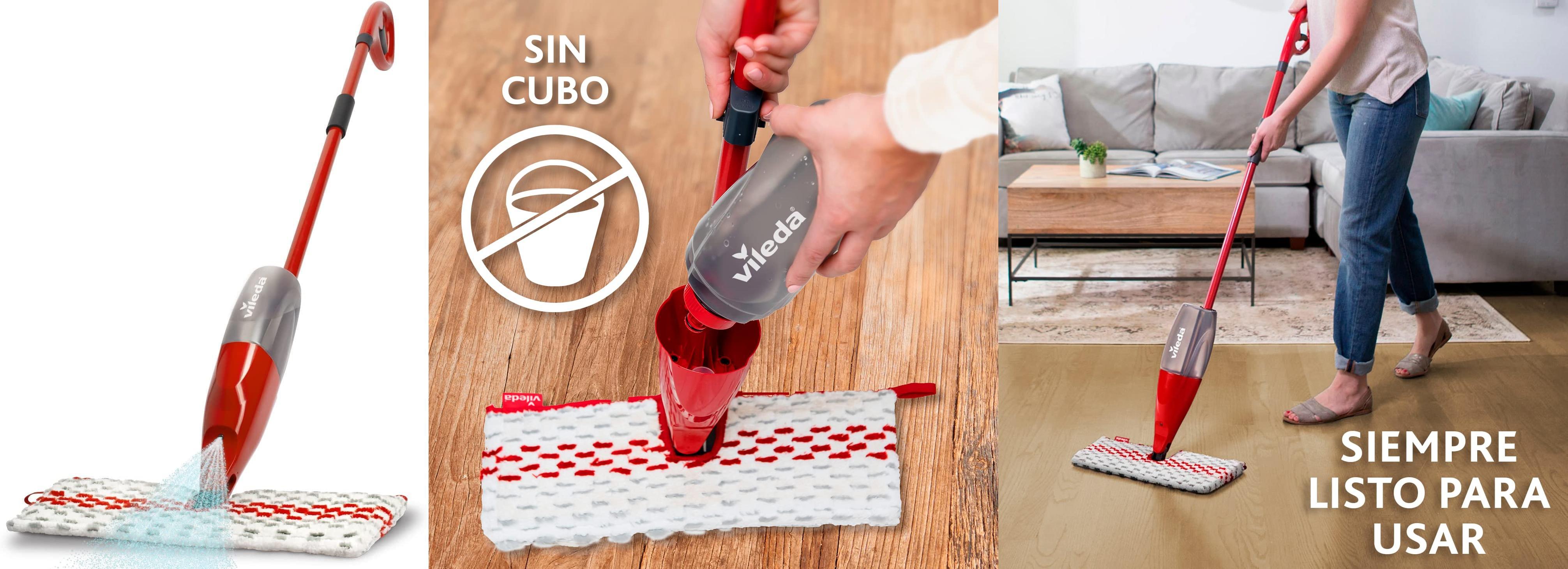 Descubre la eficiencia del Vileda 1·2 Spray Max para limpiar tus suelos sin esfuerzo