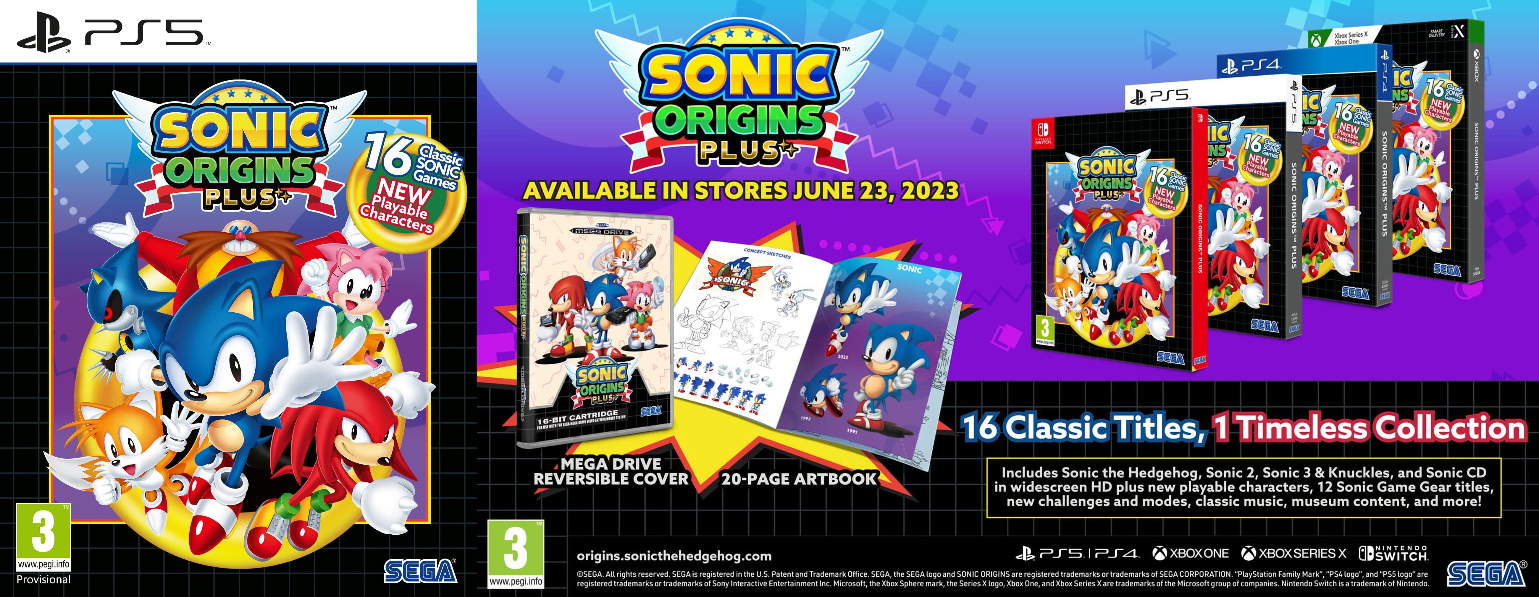 Descubre Sonic Origins Plus (Day One Edition) para PlayStation 5