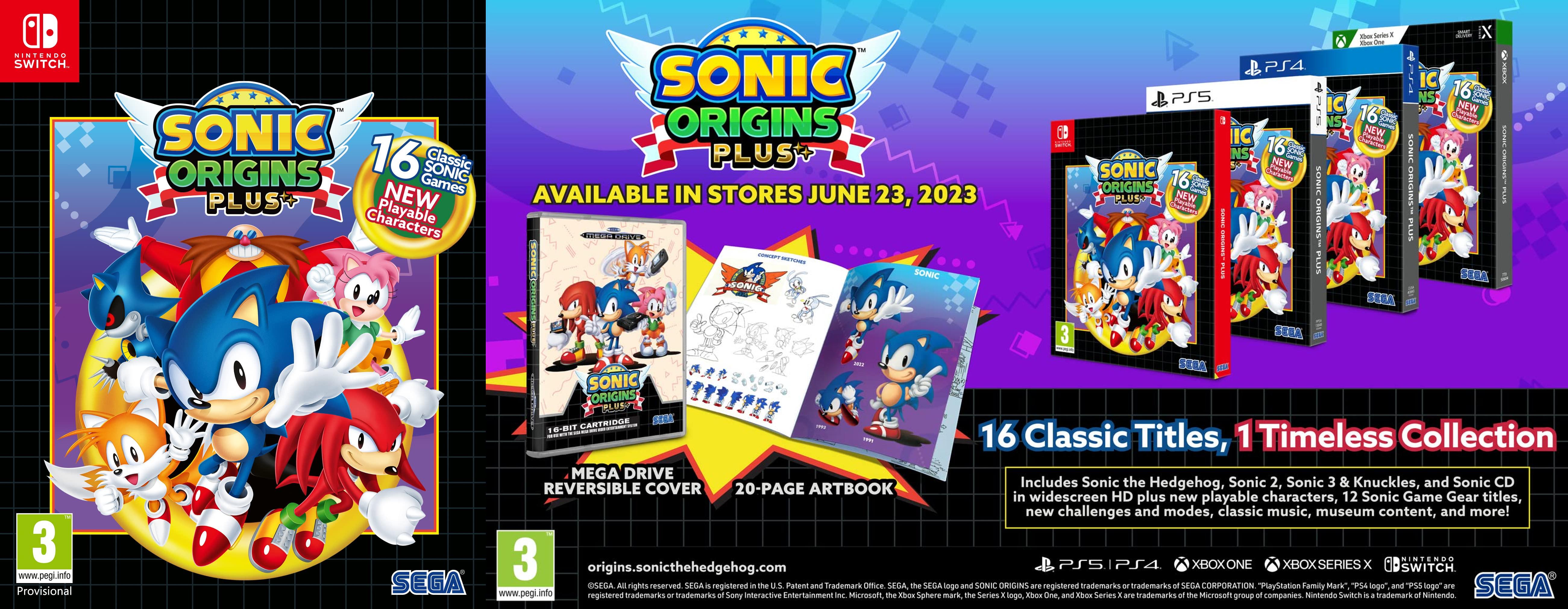 Featured image of post Sonic Origins Plus (Day One Edition): La emoción de los juegos en tu Nintendo Switch
