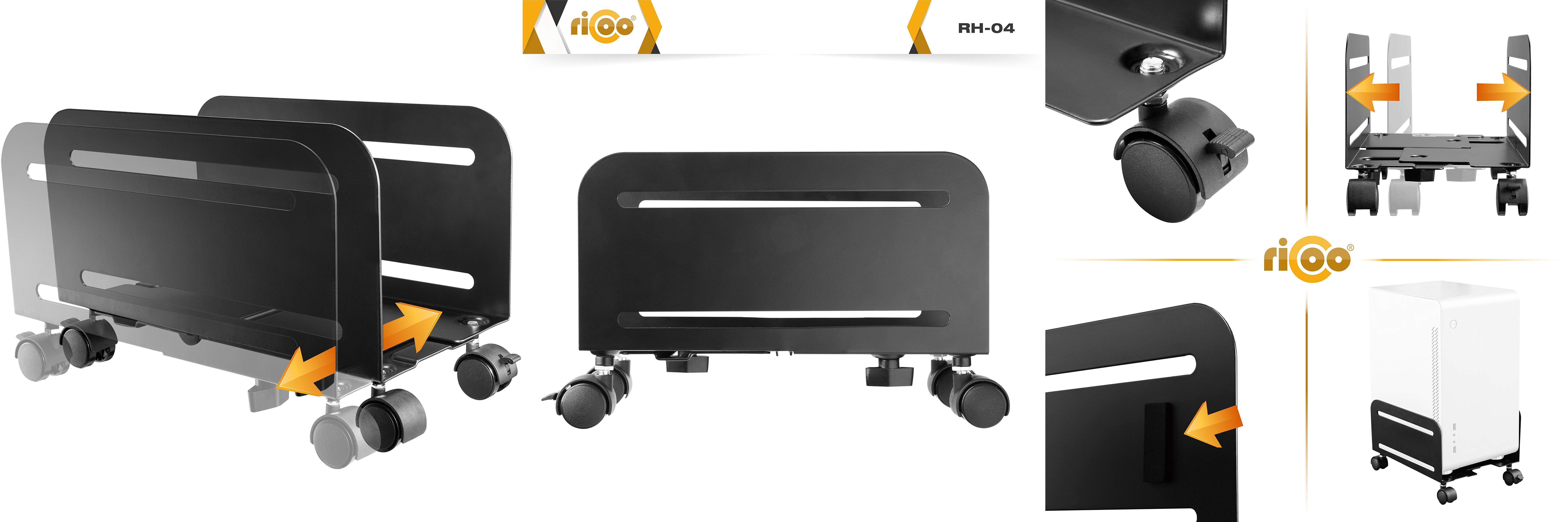 Descubre el RICOO Soporte Torre PC RH-04: La Solución Móvil para tu Caja de Ordenador