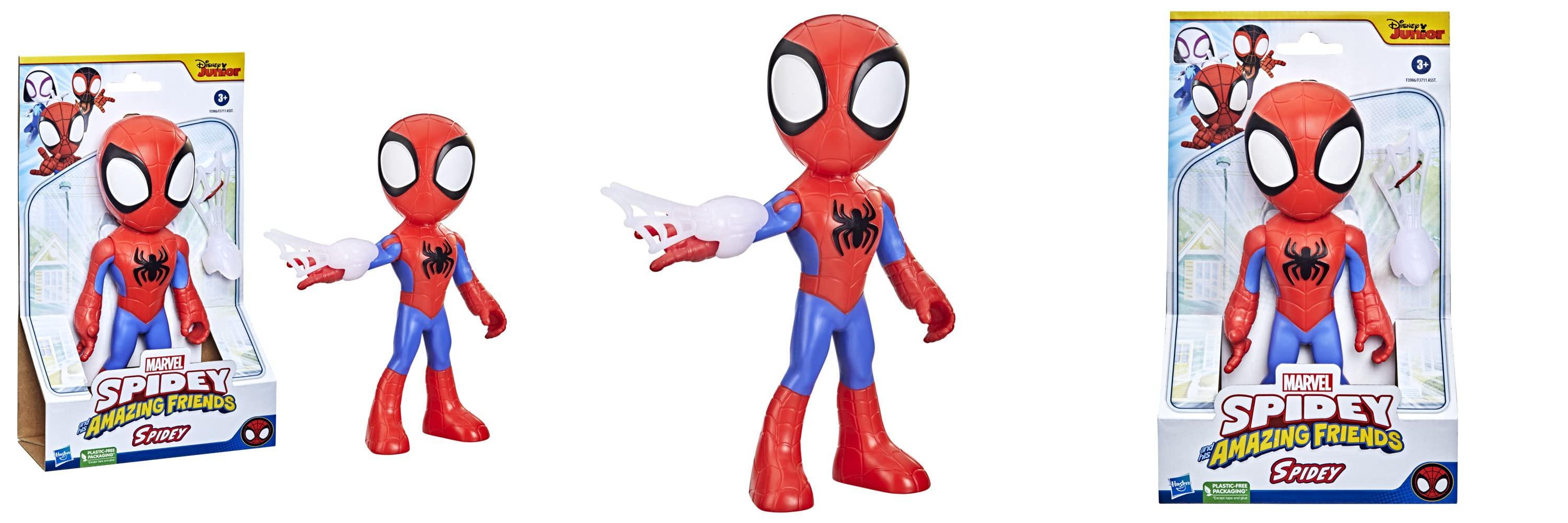Descubre la Figura Gigante de Spidey de 22.5cm: ¡Diversión Arácnida para Niños a Partir de 3 años!