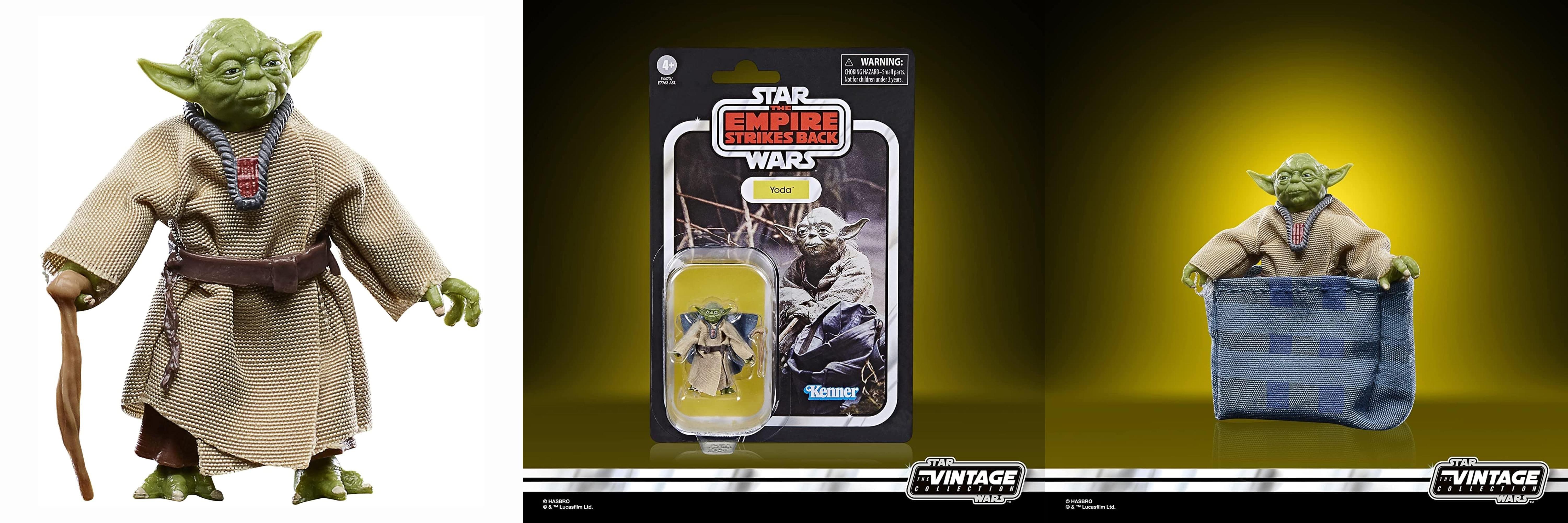 Descubre la Figura de Acción Yoda (Dagobah) de Star Wars Hasbro en Escala 5 cm - Colección Vintage Imperio contraataca