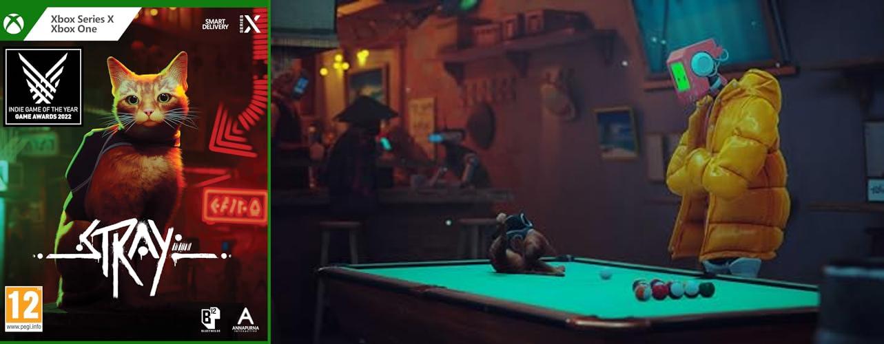 Descubre la aventura de Stray en Xbox Series X - ¡Un juego de acción en tercera persona para mayores de 12 años!