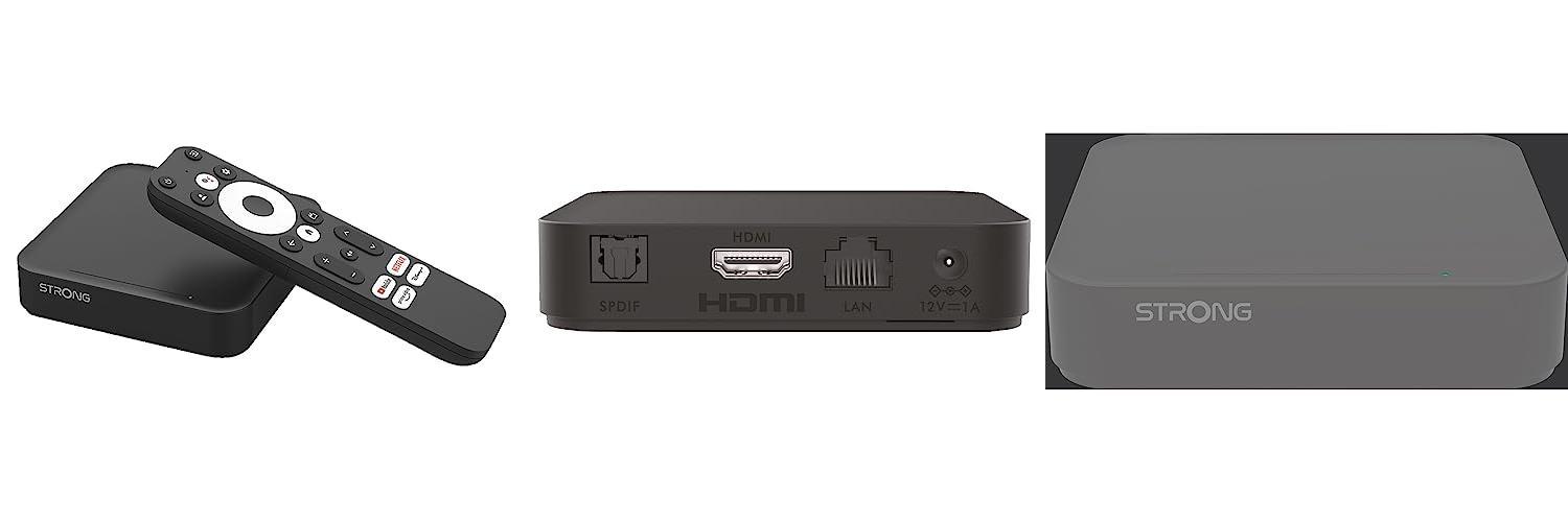 STRONG Leap-S3: Mejora tu TV con el Smart Box Google TV 4K - HDR, Dolby Vision, Chromecast y más