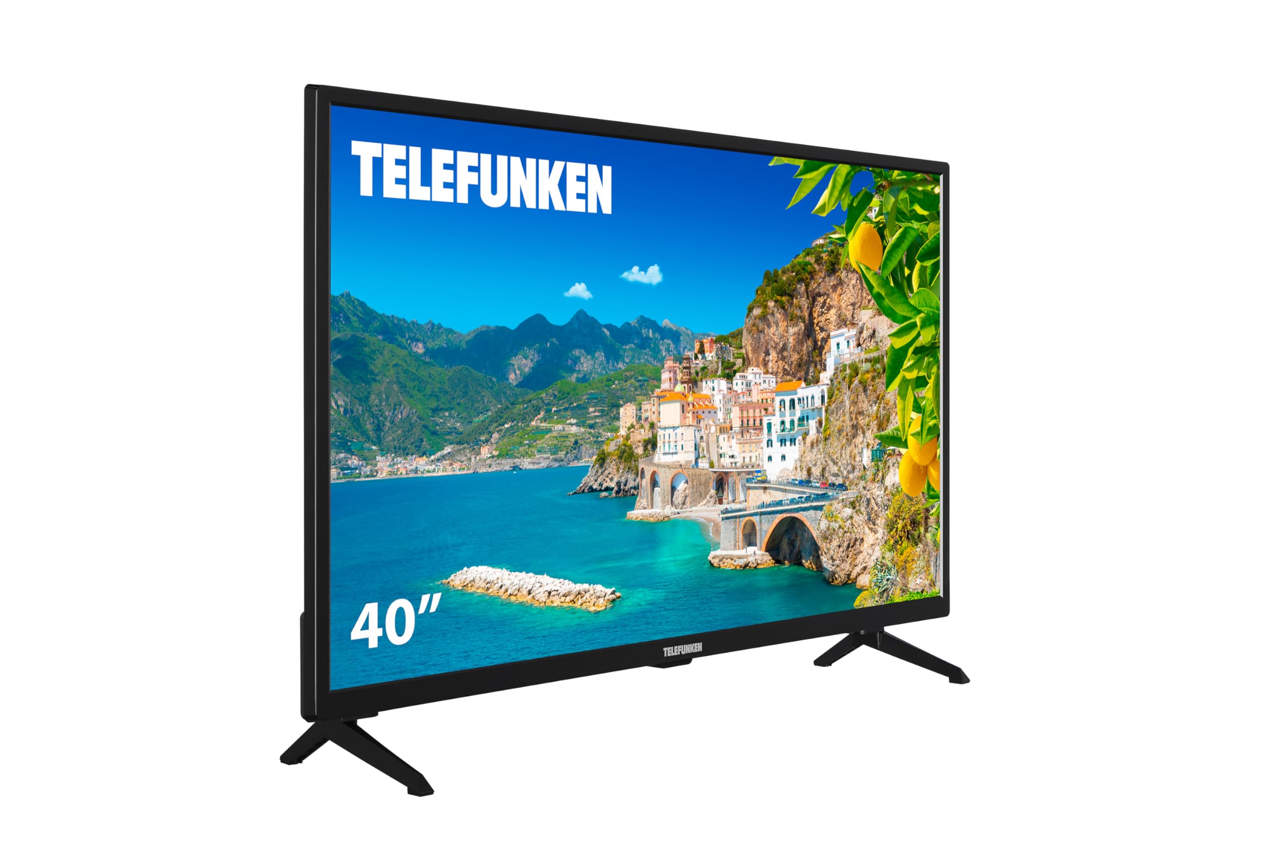 Telefunken 40DTF724 - La Mejor TV de 40 Pulgadas con Resolución Full HD 1920 x 1080 y Diseño sin Marcos: Descubre la Calidad y Estilo en una Sola Pantalla