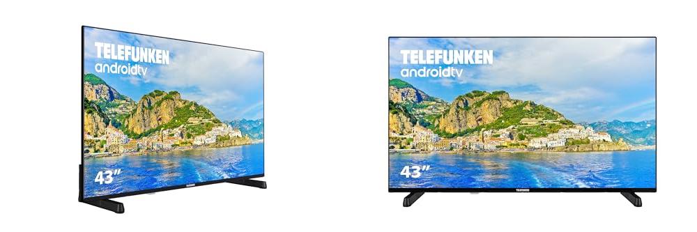 Descubre la Experiencia Inmersiva con Telefunken 43DTUA724 - Android TV 4K Ultra HD de 43 Pulgadas