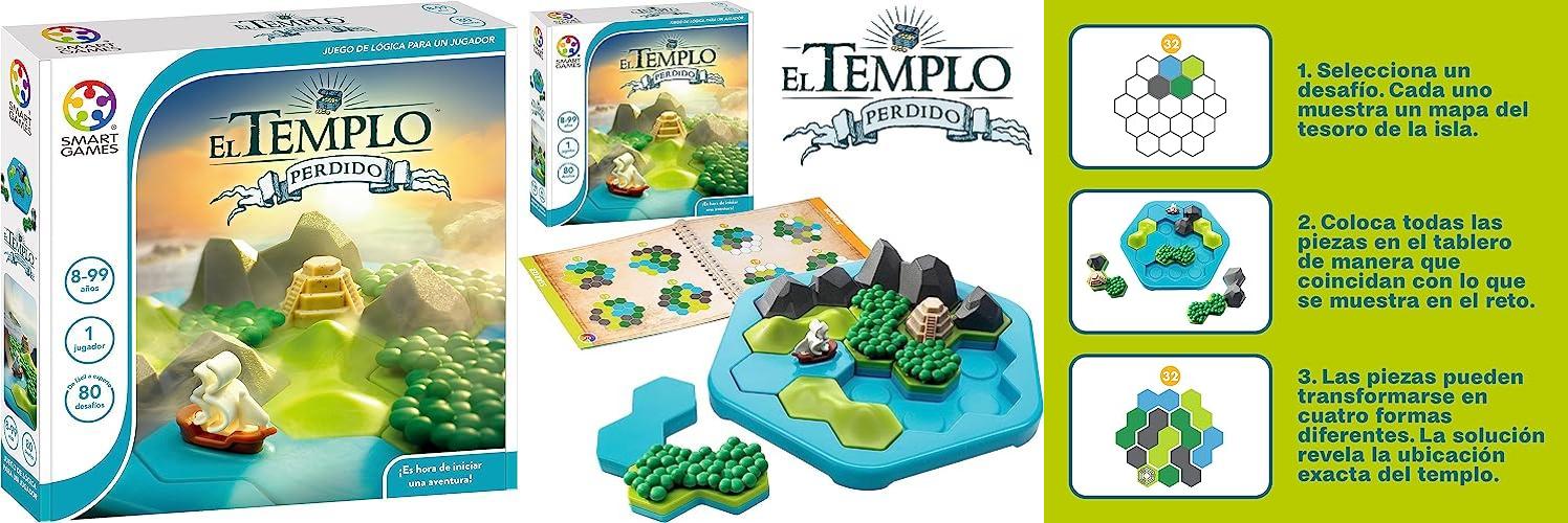 Descubre Smart Games - El Templo Perdido: Divertidos Juegos Educativos para Niños de 8 Años