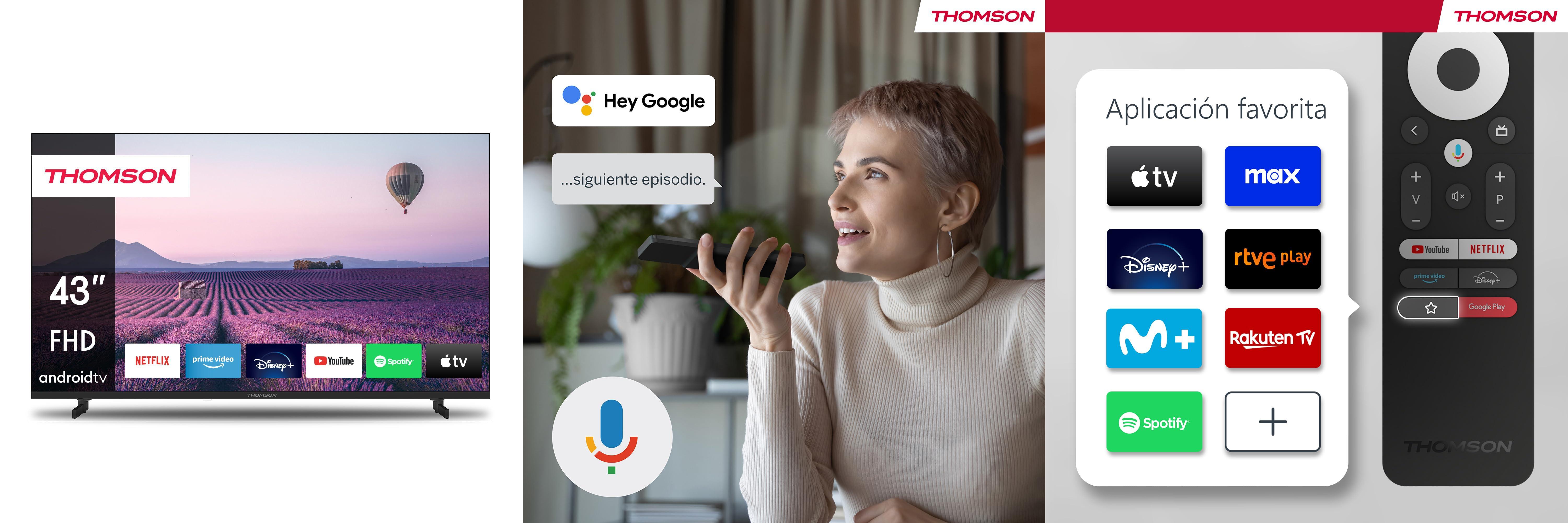 Featured image of post Descubre la experiencia de entretenimiento definitiva con el THOMSON 43 Pulgadas Full HD LED Smart Android TV