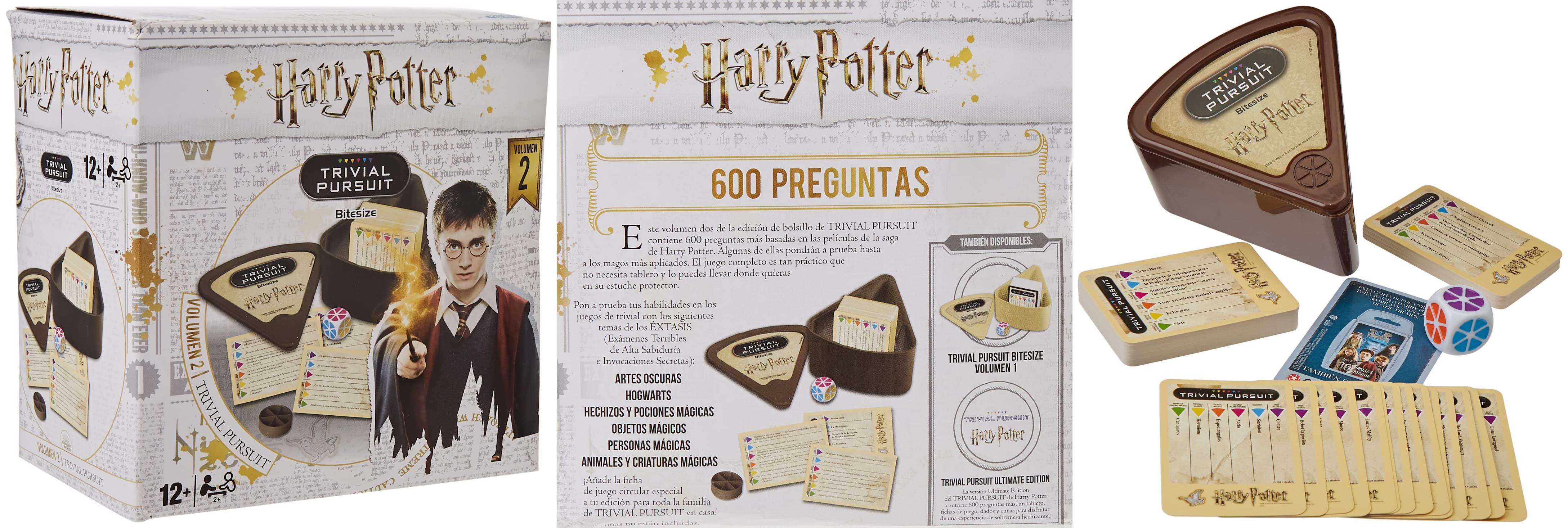 Trivial Pursuit Harry Potter - Juego de viaje con 600 preguntas - ¡Demuestra que eres el verdadero mago!