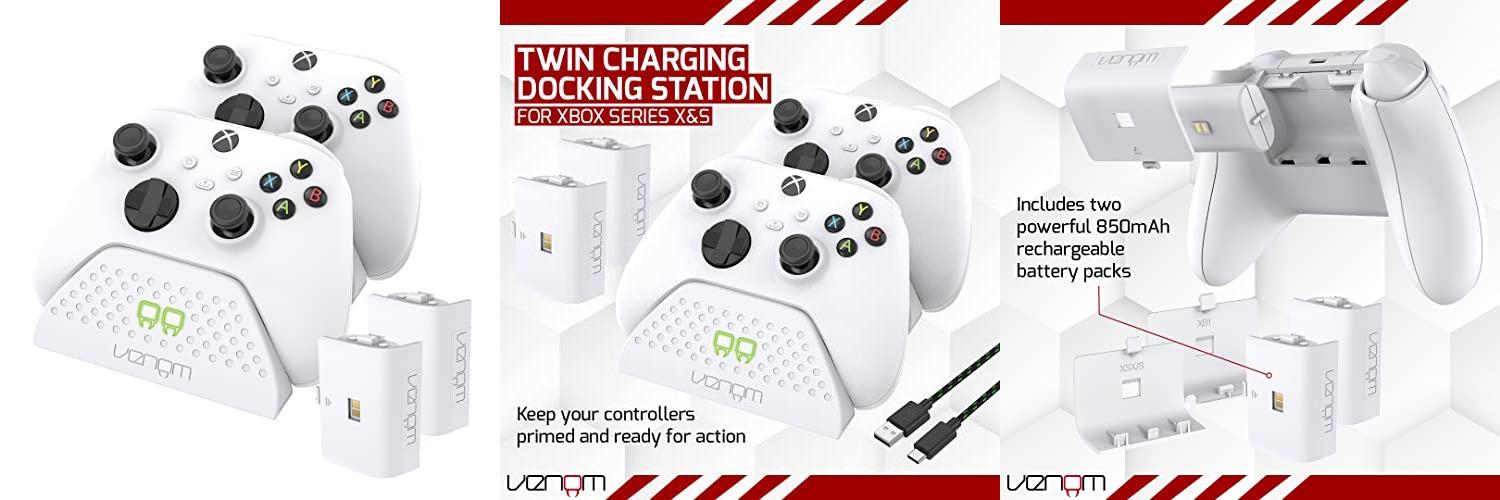 Featured image of post Venom Base de Carga Doble con 2 Baterías Recargables - Imprescindible para Jugadores Xbox Series X/S